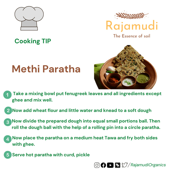 Rajamudi Organic Methi/Fenugreek