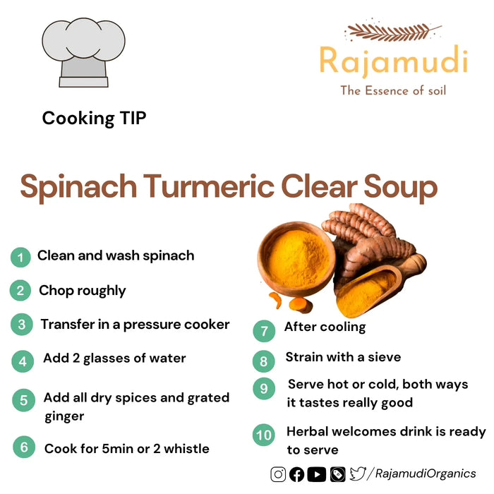 Premium Organic Turmeric Powder - Rajamudi Organics