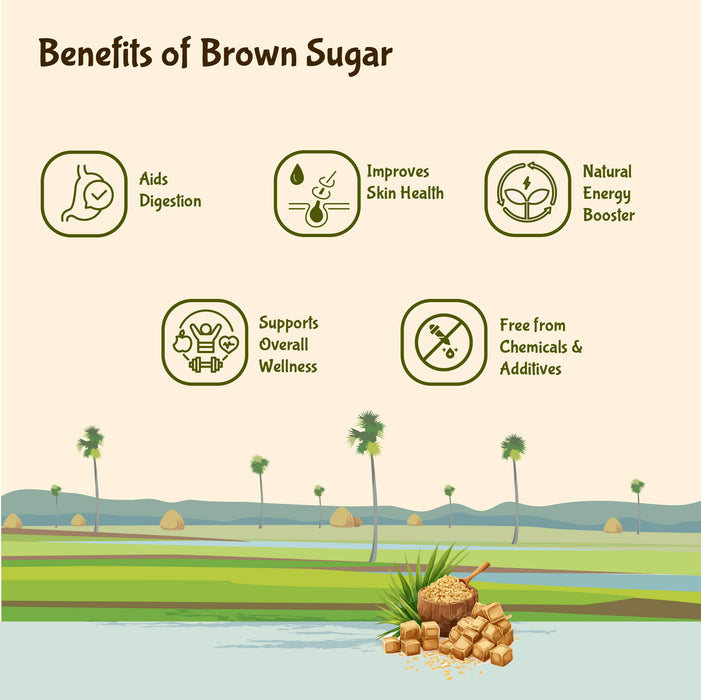 Organic Brown Sugar | Sulphurless Sugar - Rajamudi Organics
