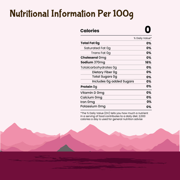 Purest Himalayan Rock Salt Free Flow: Nature's Salt Symphony (Sendha Namak)