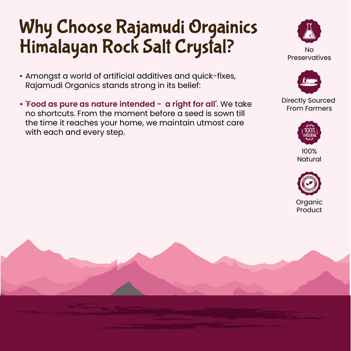 Purest Himalayan Rock Salt Free Flow: Nature's Salt Symphony (Sendha Namak)